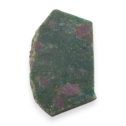 Ruby in fuchsite cut raw 33x20 mm no 124