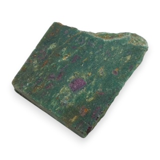 Rubin w fuchsycie cięty surowy 33x25 mm nr 101