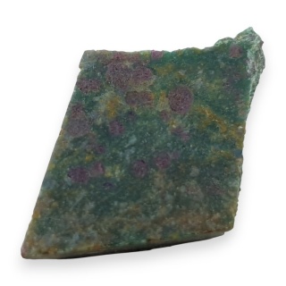 Rubin w fuchsycie cięty surowy 34x19 mm nr 123