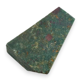 Rubin w fuchsycie cięty surowy 34x22 mm nr 76