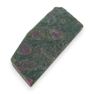 Ruby in fuchsite cut raw 39x19 mm no 87