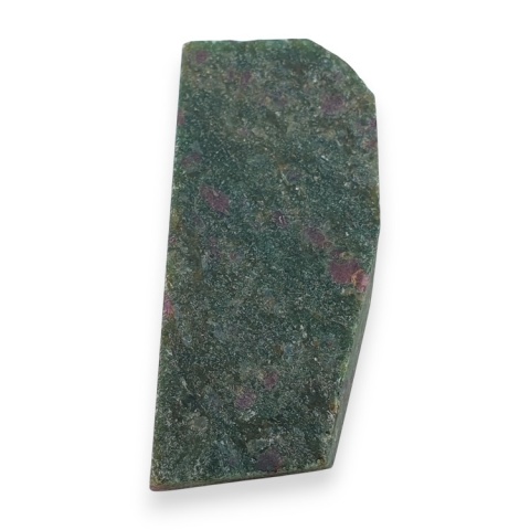 Rubin w fuchsycie cięty surowy 39x19 mm nr 87