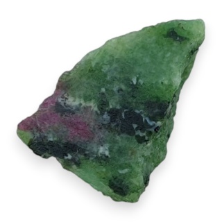 Zoisyt z rubinem cięty surowy 19x13 mm nr 209