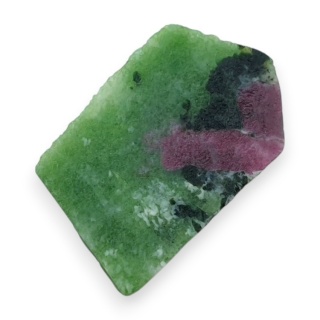 Zoisyte with ruby cut raw 23x16 mm no 203