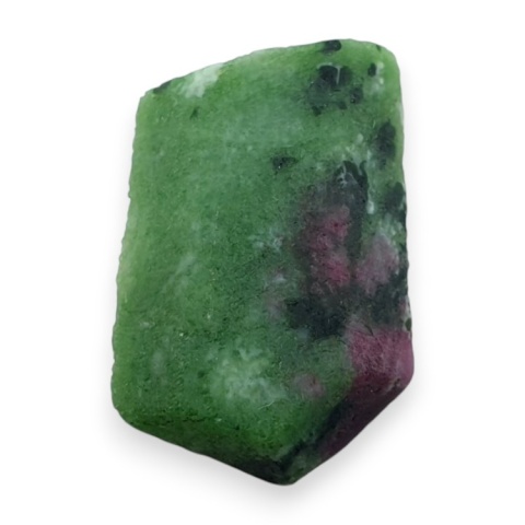 Zoisyte with ruby cut raw 23x16 mm no 203