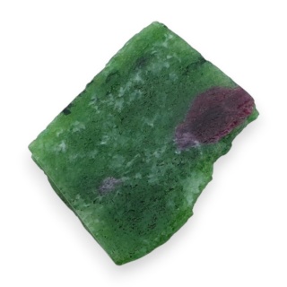 Zoisyt z rubinem cięty surowy 23x18 mm nr 149