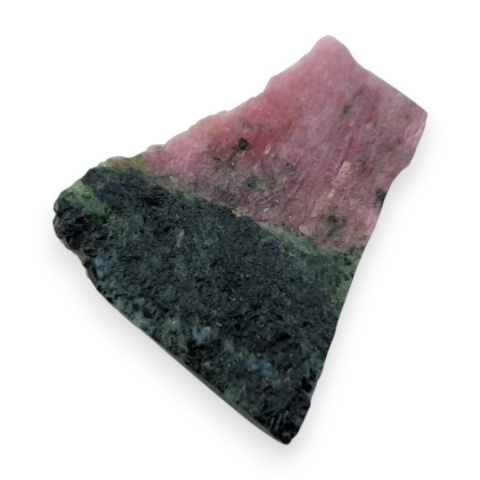 Zoisyt z rubinem cięty surowy 25x20 mm nr 119