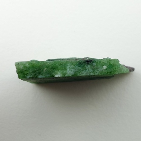 Zoisyte with ruby cut raw 25x24 mm no 193