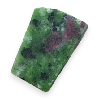 Zoisyte with ruby cut raw 27x19 mm no 200