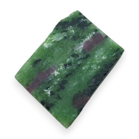 Zoisyt z rubinem cięty surowy 30x23 mm nr 167