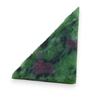 Zoisyte with ruby cut raw 41x21 mm no 169
