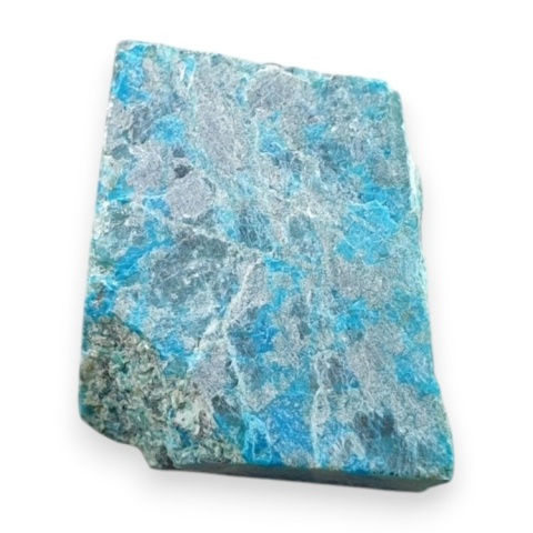 Chryzokola cięta surowa 19x16 mm nr 192