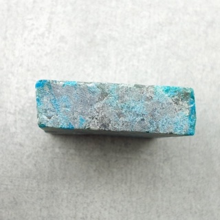 Chryzokola cięta surowa 21x17 mm nr 190