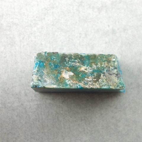 Chryzokola cięta surowa 21x20 mm nr 182