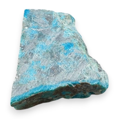 Chryzokola cięta surowa 24x23 mm nr 178