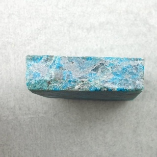 Chryzokola cięta surowa 25x20 mm nr 163