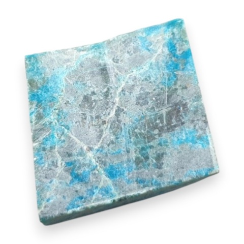 Chryzokola cięta surowa 25x23 mm nr 173