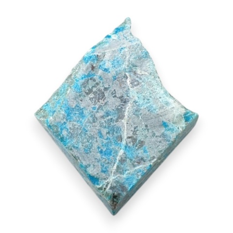 Chryzokola cięta surowa 25x23 mm nr 173