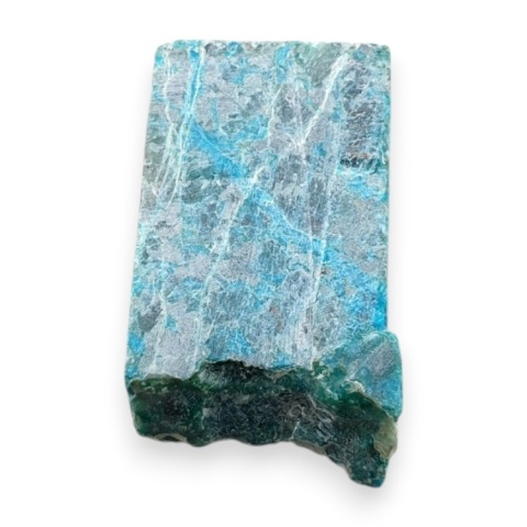 Chryzokola cięta surowa 28x16 mm nr 165