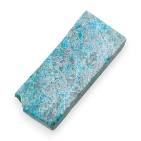 Chryzokola cięta surowa 32x14 mm nr 150