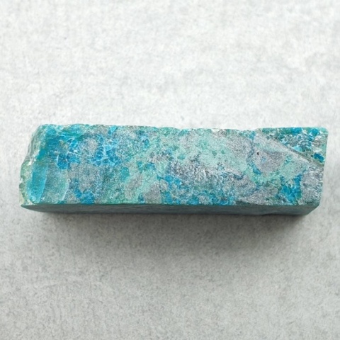 Chryzokola cięta surowa 32x14 mm nr 150