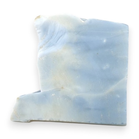 Blue opal cut raw 26x26 mm no 131A