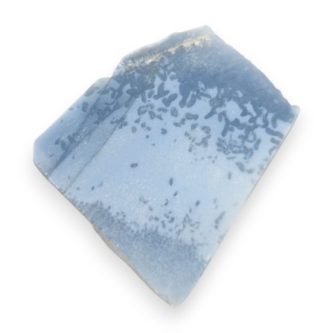 Blue opal cut raw 28x24 mm no 138A