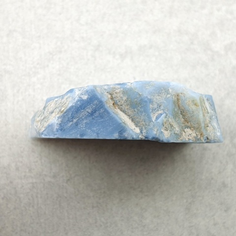 Blue opal cut raw 28x24 mm no 138A