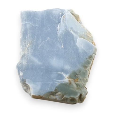 Blue opal cut raw 31x25 mm no 162A