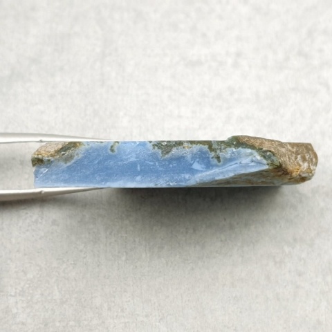 Blue opal cut raw 45x23 mm no 111A