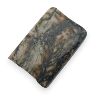 Black rhodonite icicle shape 16x10 mm no 149