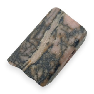 Black rhodonite icicle shape 18x10 mm no 148