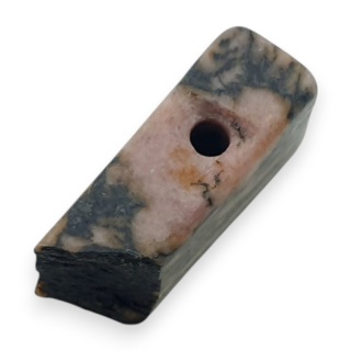 Black rhodonite icicle shape 18x10 mm no 148