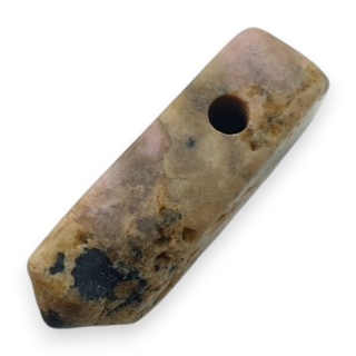 Black rhodonite icicle shape 25x11 mm no 146