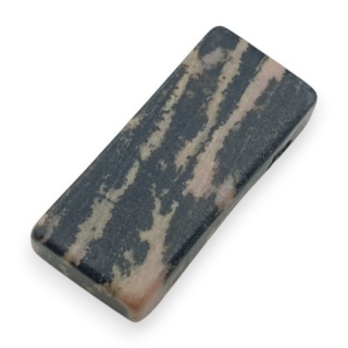 Black rhodonite icicle shape 25x11 mm no 147