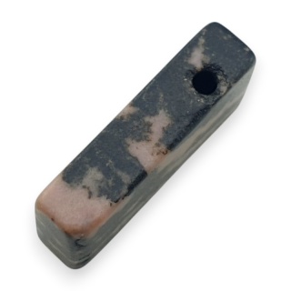 Black rhodonite icicle shape 25x11 mm no 147