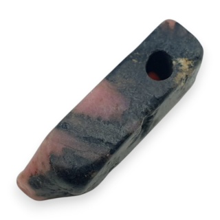 Black rhodonite icicle shape 27x11 mm no 145