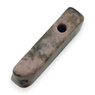 Black rhodonite icicle shape 29x12 mm no 144