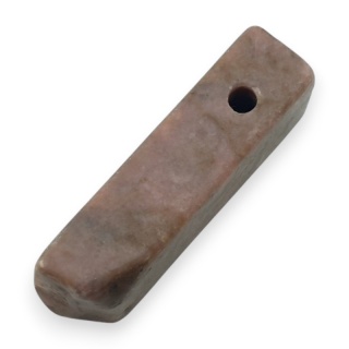 Black rhodonite icicle shape 31x10 mm no 111