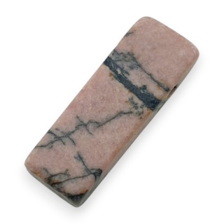 Black rhodonite icicle shape 31x11 mm no 134