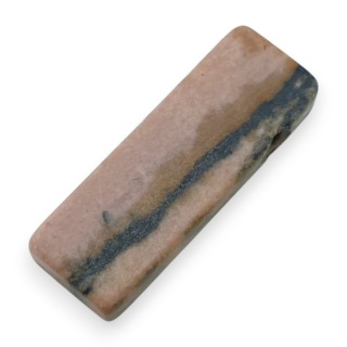 Black rhodonite icicle shape 32x11 mm no 88