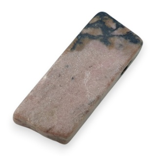 Black rhodonite icicle shape 32x13 mm no 130