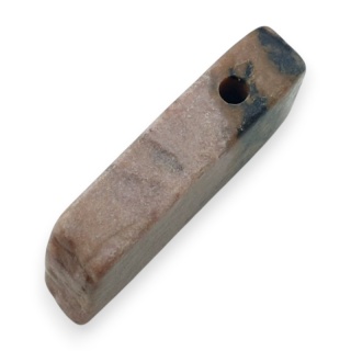 Black rhodonite icicle shape 32x13 mm no 130