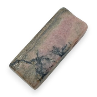 Black rhodonite icicle shape 32x14 mm no 118