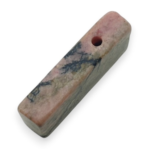 Black rhodonite icicle shape 32x14 mm no 118