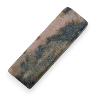 Black rhodonite icicle shape 34x11 mm no 91