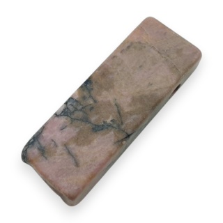 Black rhodonite icicle shape 34x12 mm no 86