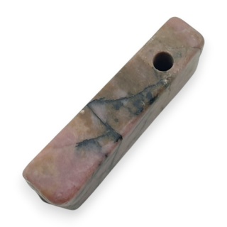 Black rhodonite icicle shape 34x12 mm no 86