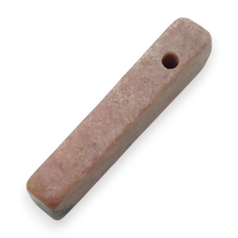 Black rhodonite icicle shape 35x10 mm no 113