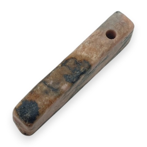 Black rhodonite icicle shape 41x11 mm no 123